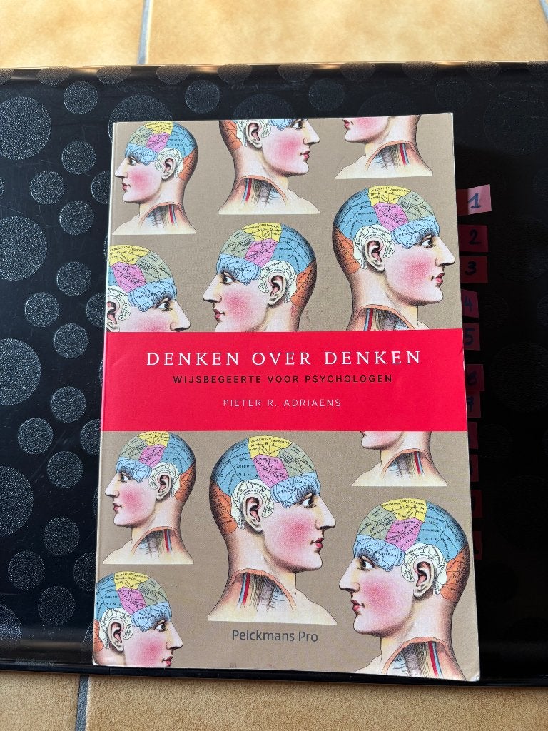Denken over denken, Livres, Enlèvement ou Envoi, Pieter R. Adriaens, Utilisé, Autres sujets/thèmes
