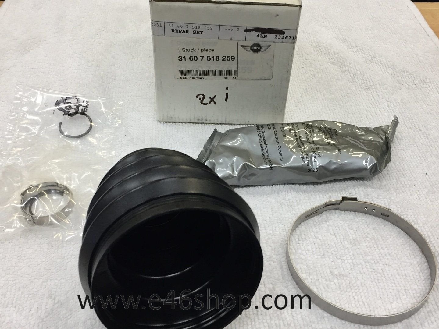 Aandrijfas hoesset MINI R50 R53 R52 oe 31607518259 nieuw org, -, -, Nieuw, Ophalen of Verzenden
