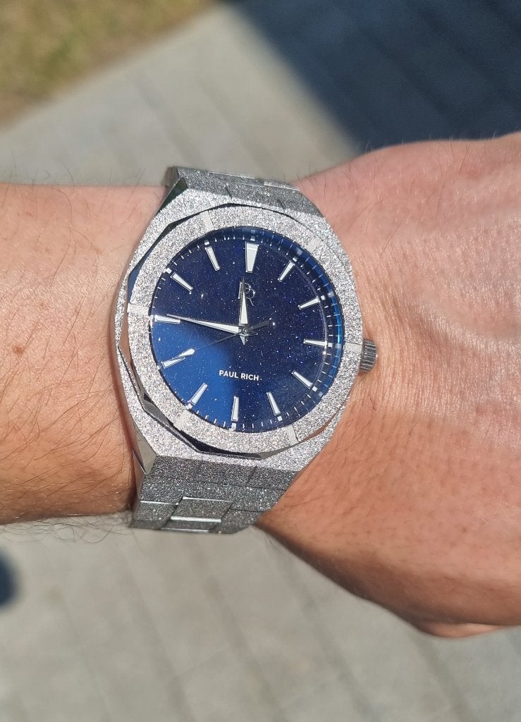 Paul Rich Frosted Stardust PR88 – Complete set, Handtassen en Accessoires, Horloges | Heren, Zo goed als nieuw, Polshorloge, Overige merken