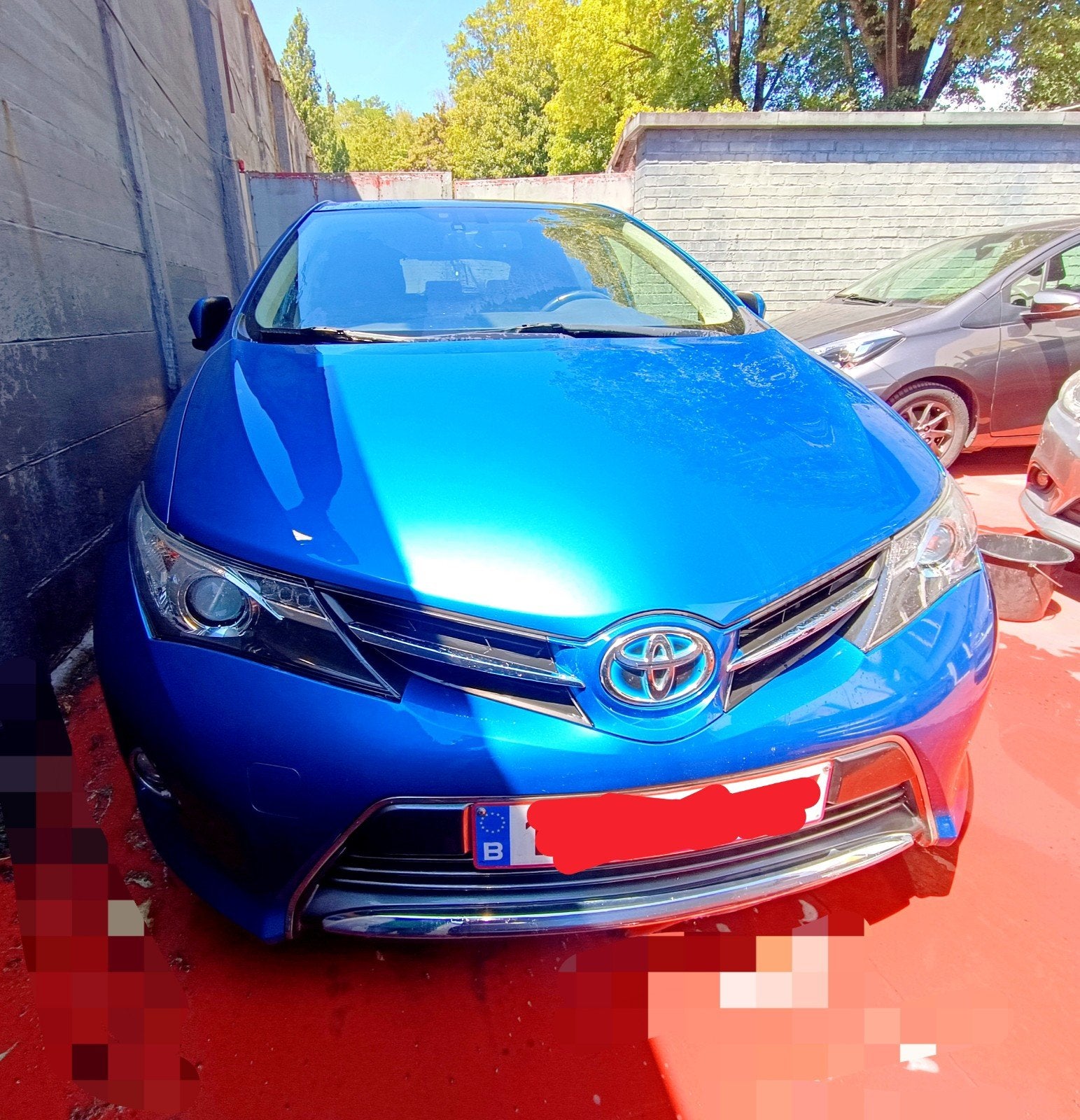 Toyota Auris ess/hybrid automatisch panoramadak, Auto's, Toyota, Stof, Euro 6, 4 cilinders, Blauw