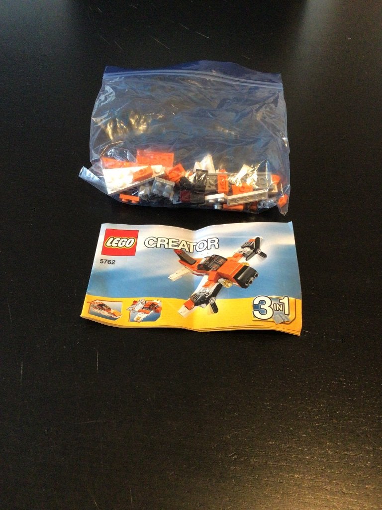 Lego mini vliegtuig 3 in 1 - 5762, Ophalen, Overige thema's, Lego, Zo goed als nieuw