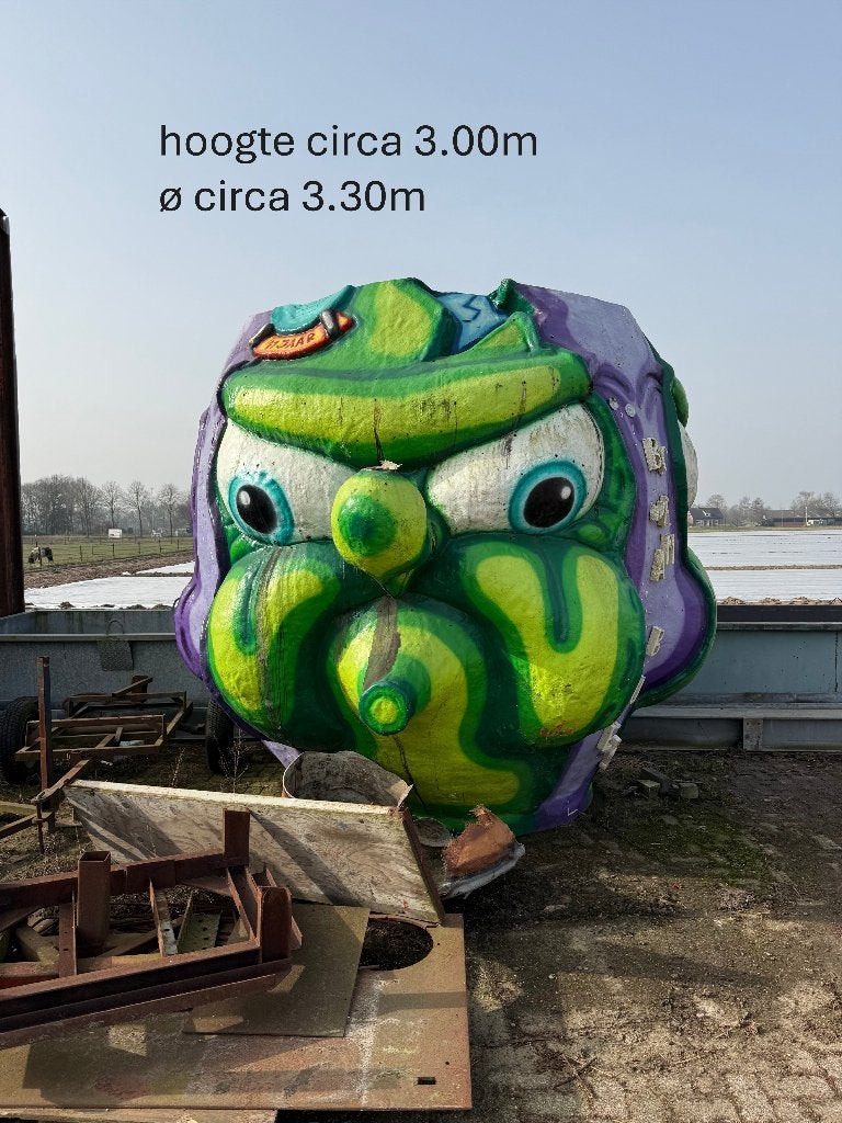 polyester carnavalswagen poppen, Hobby en Vrije tijd, Ophalen, Gebruikt, Feestartikel