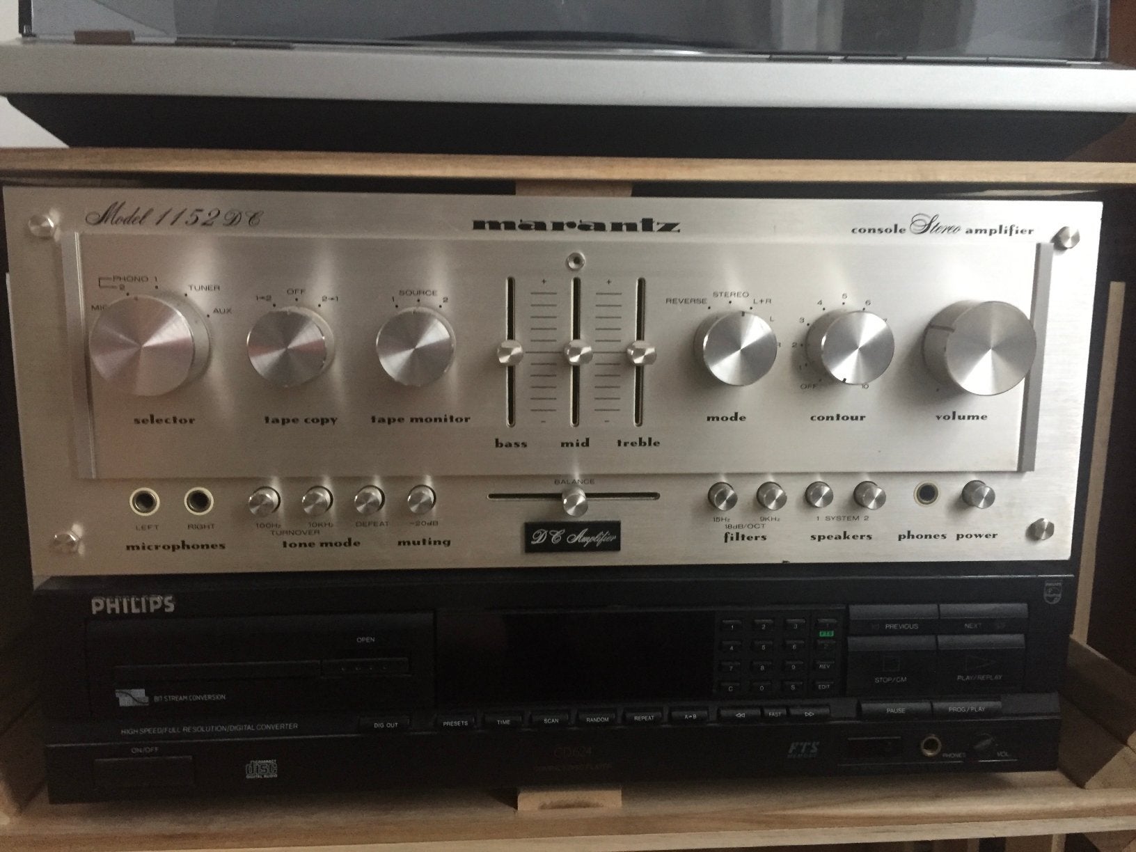 Amplificateur Marantz 1152DC, Antiquités & Art, Antiquités | TV & Hi-Fi, Enlèvement