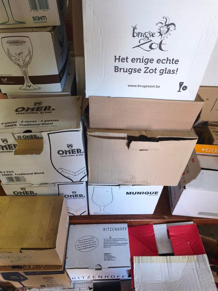 Glazen, Ophalen