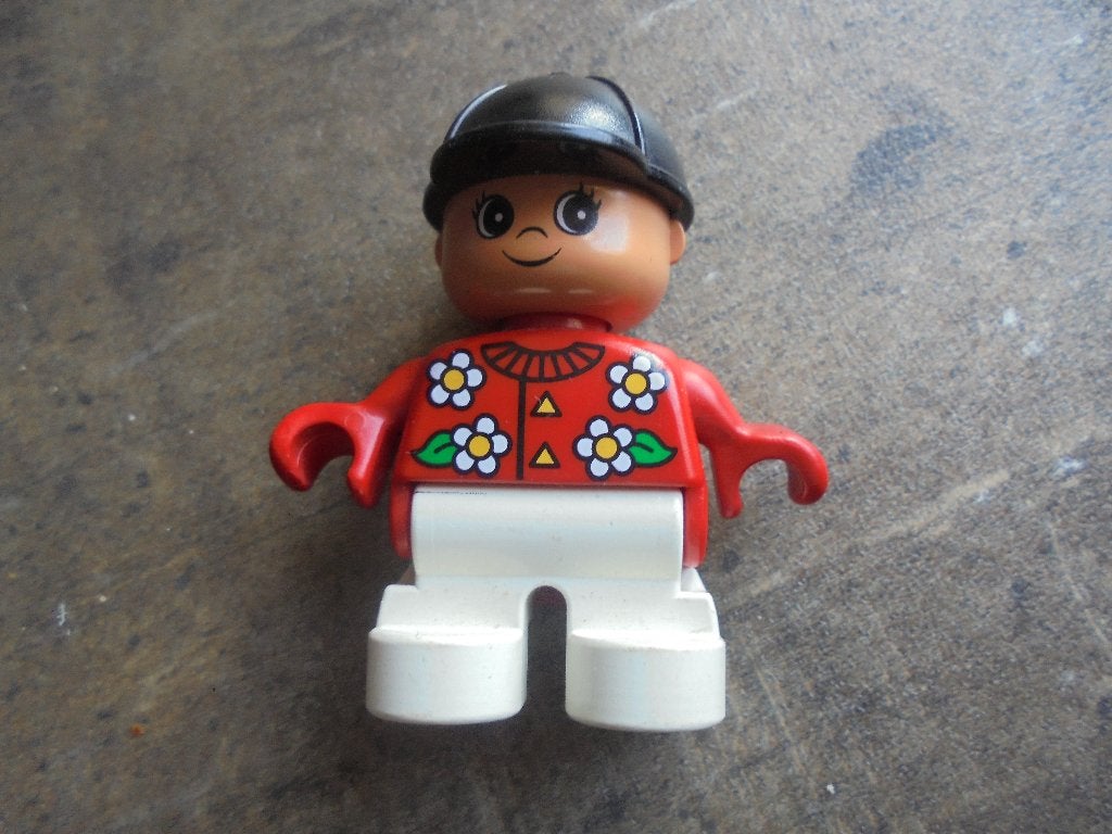 Lego Duplo Figures Old Model Child Girl (zie foto's), Ophalen of Verzenden, Gebruikt, Losse stenen, Duplo