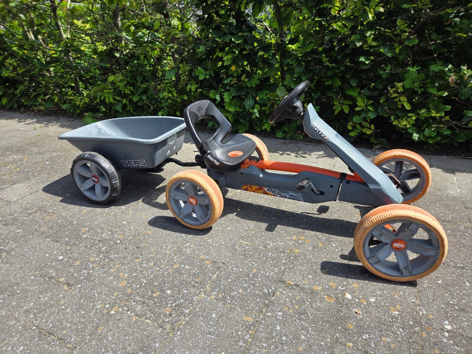 Berg go cart, Ophalen, Berg