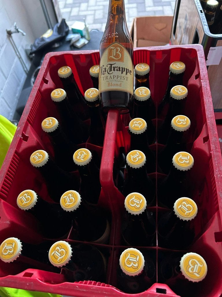 La Trappe - Blond en Dubbel, Ophalen, Nieuw, Flesje(s), La Trappe