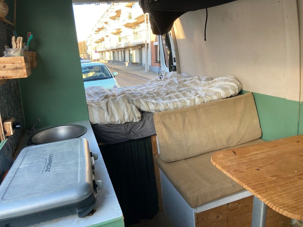 Renault campervan met sterke motor te koop, Chemisch toilet, Dakluik, Omvormer, Tot en met 3