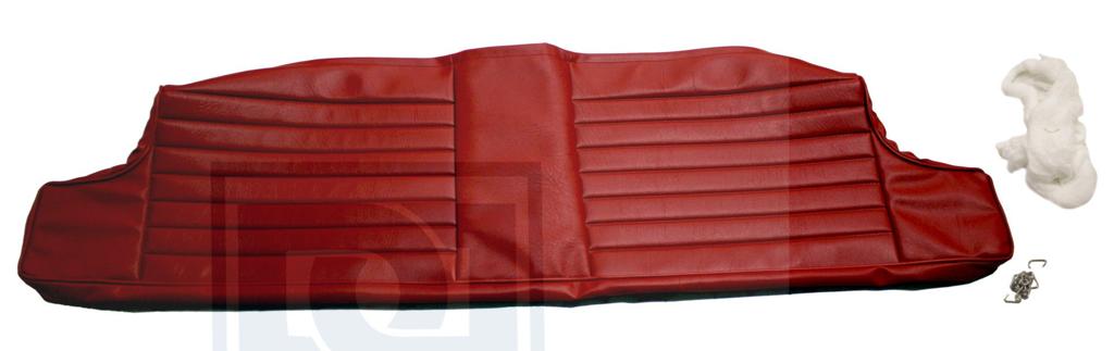Volvo Bekleding P1800 -1970 achterbank zitting rood  set  sa, Ophalen of Verzenden, Nieuw, Volvo