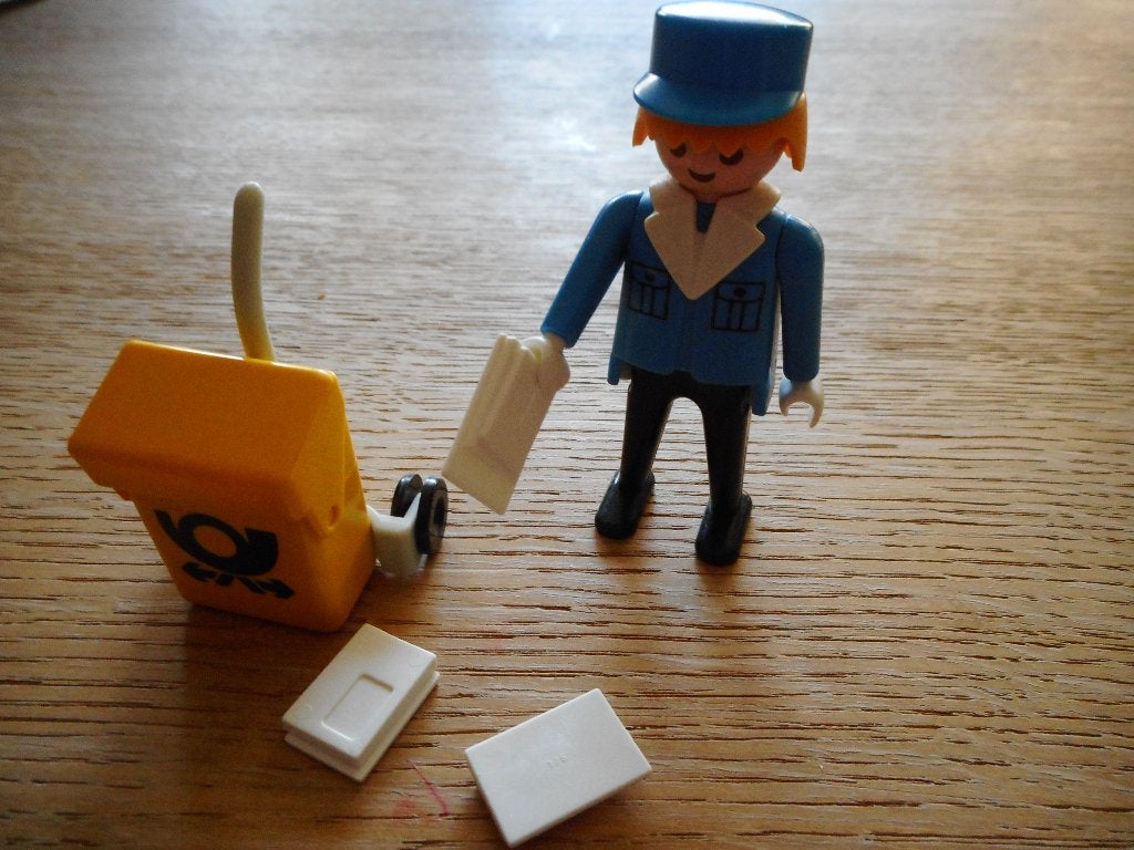 Playmobil 3309 - Postbode, Ophalen of Verzenden, Zo goed als nieuw, Complete set, Figuren
