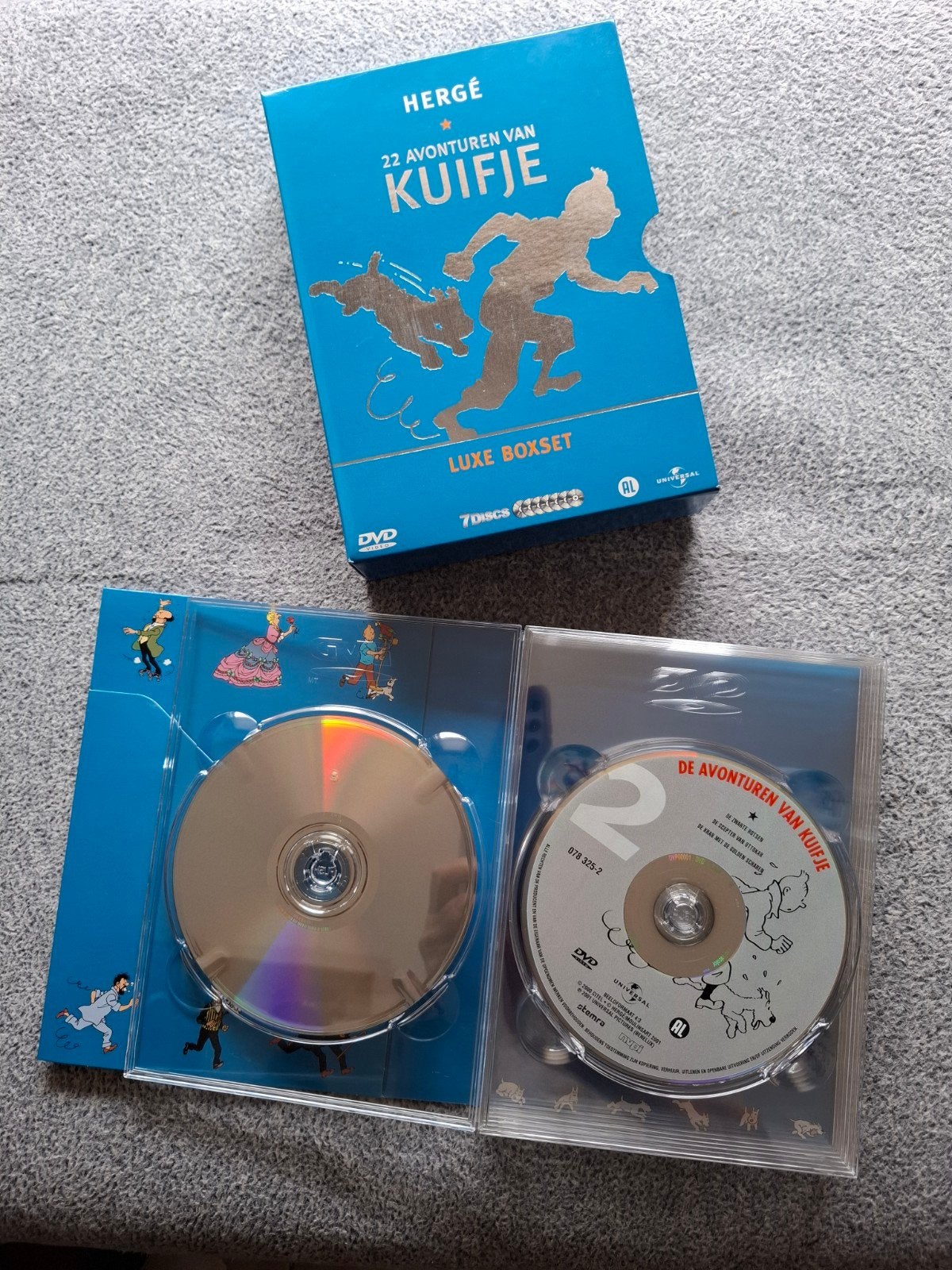 Dvd-box Kuifje, Ophalen, Kuifje, Nieuw, Overige typen