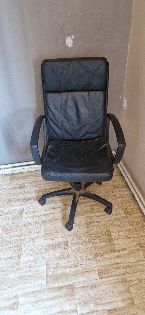 chaise de bureau, Enlèvement, Utilisé, Noir, Chaise de bureau
