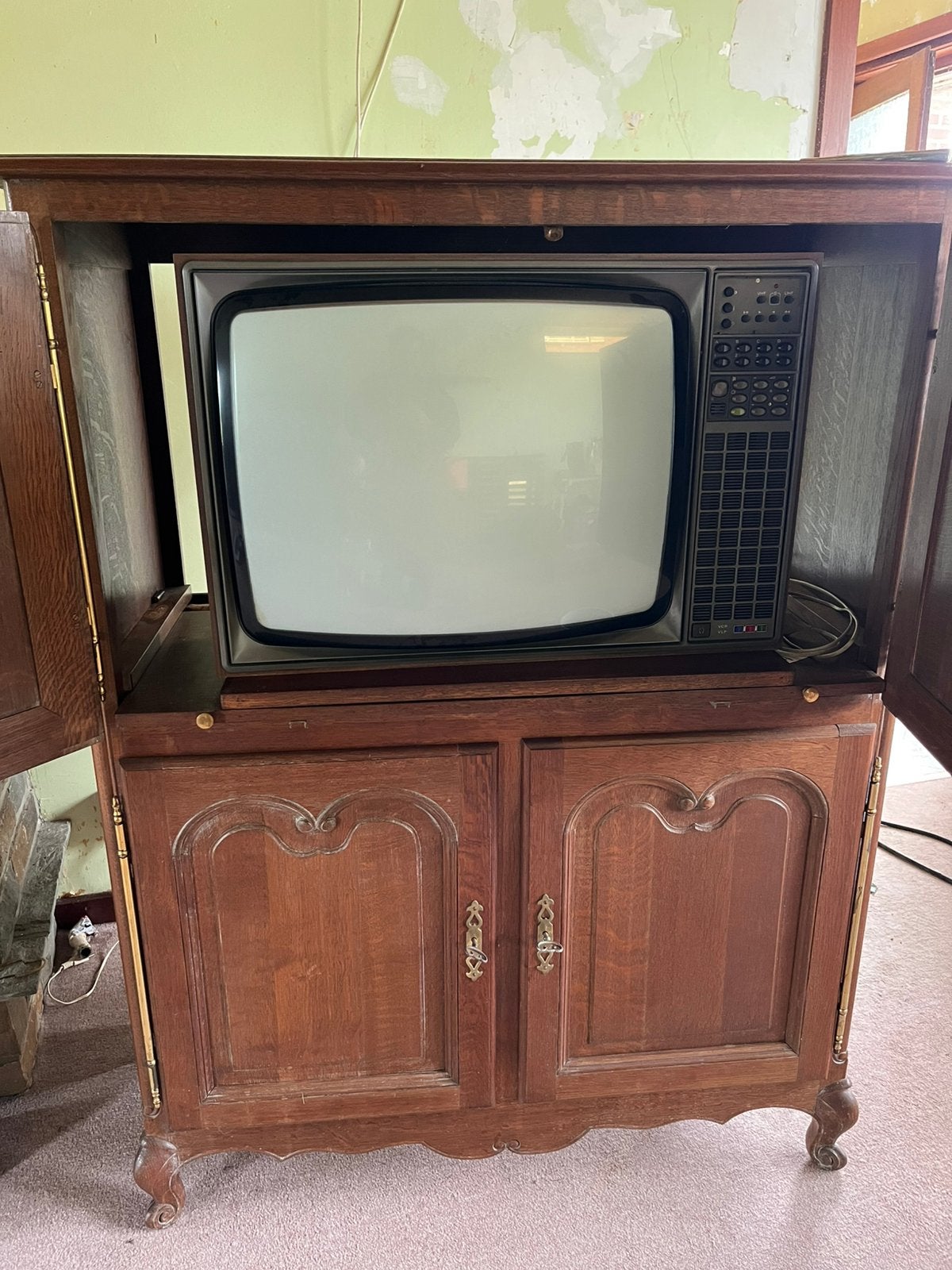 Television philips cathodique avec meuble, Enlèvement