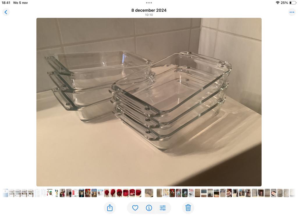 6 stuks vuurvaste schalen. Samen 20€., Enlèvement ou Envoi, Comme neuf