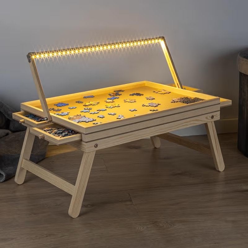 Puzzel bord met ledverlichting, Hobby & Loisirs créatifs, Sport cérébral & Puzzles, Enlèvement, Neuf