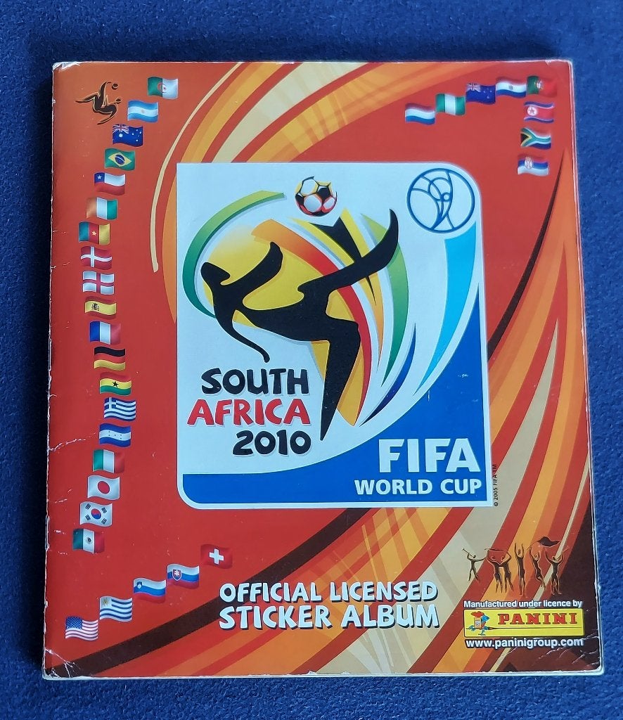 Panini sticker album voetbal 'WK South Africa 2010 ' -compl-, Hobby en Vrije tijd, Ophalen of Verzenden, Gebruikt, Meerdere stickers