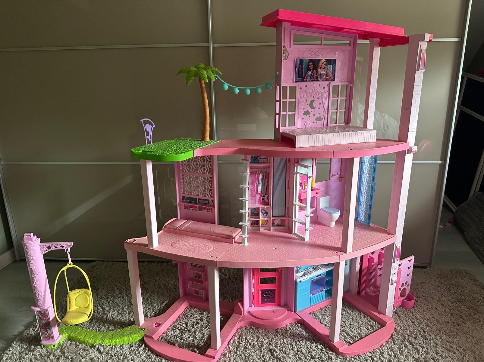 Barbiehuis XL, Ophalen of Verzenden, Gebruikt, Poppenhuis