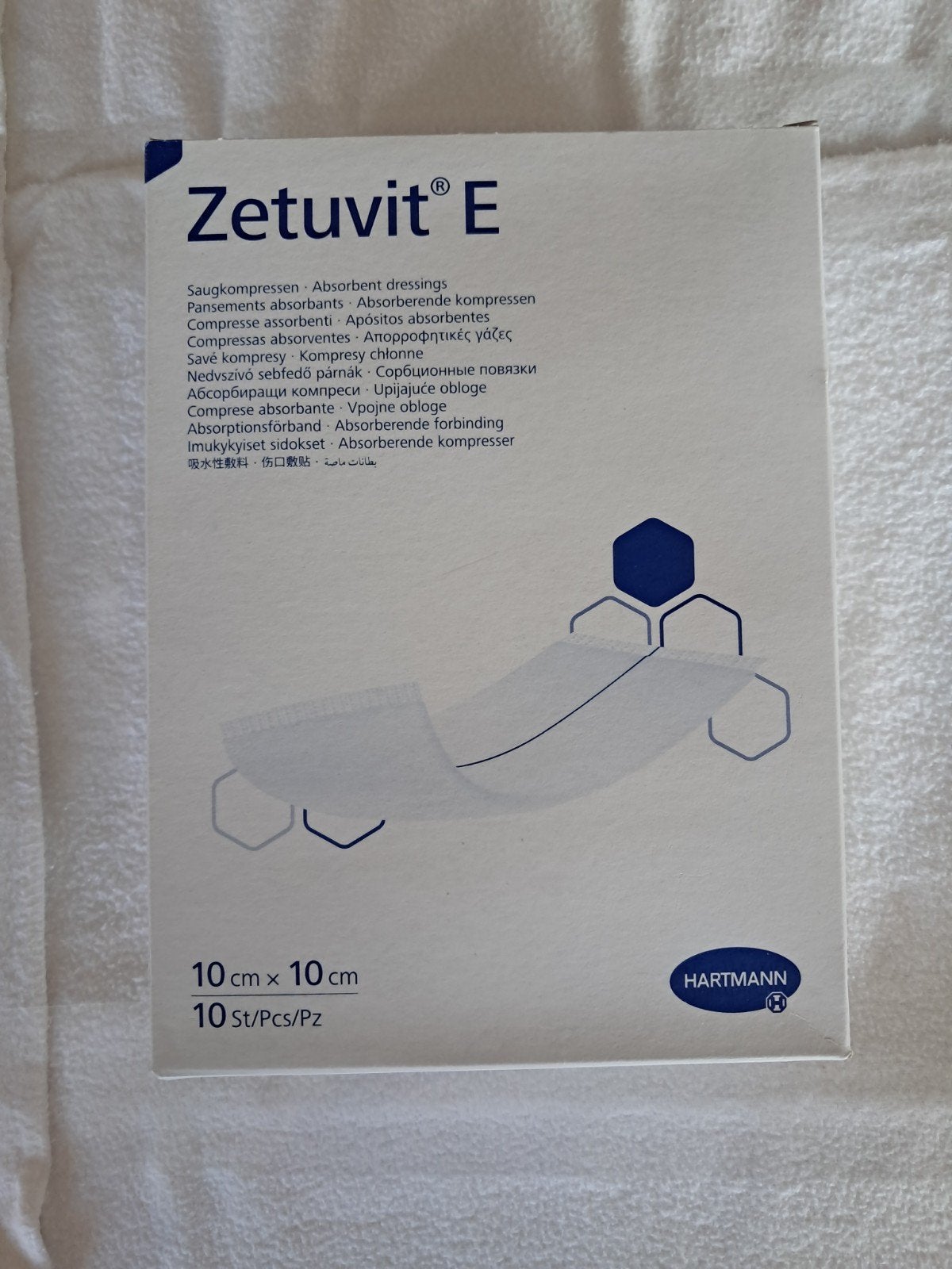 pansements Zetuvit 10x10 (prix par boîte), Ophalen of Verzenden, Nieuw
