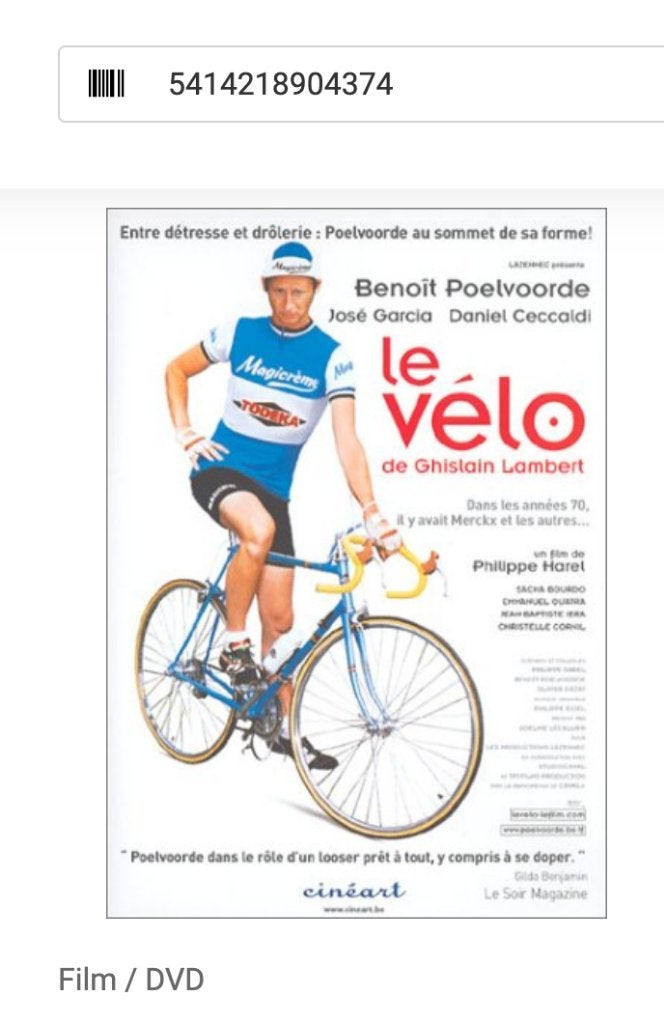 dvd independant / Le Vélo / Ghislain Lambert, Import, Enlèvement ou Envoi, Français, Néerlandais
