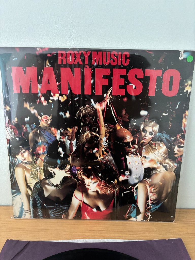 LP - Roxy music - Manifesto, Pop rock, Enlèvement ou Envoi, Utilisé, LP