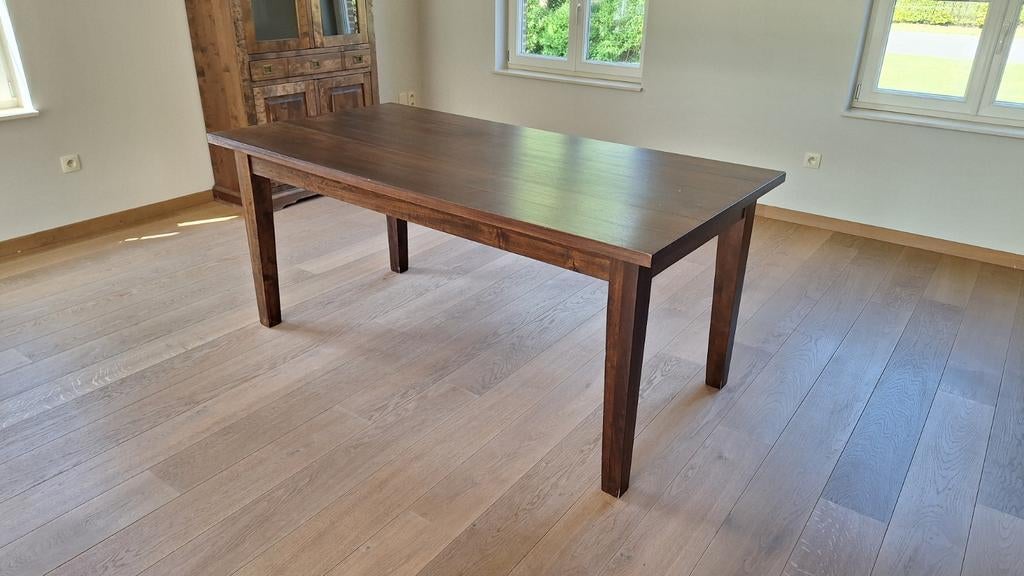 Eetkamer bestaande uit tafel + dressoir + vitrinekast, Huis en Inrichting, Ophalen