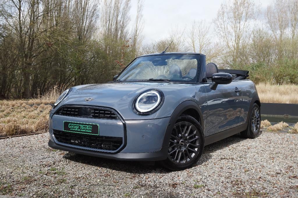 Mini Cooper C Cabrio | automaat | 12000km | 2j. garantie, Autos, Mini, Cuir, Argent ou Gris, Achat, Euro 6
