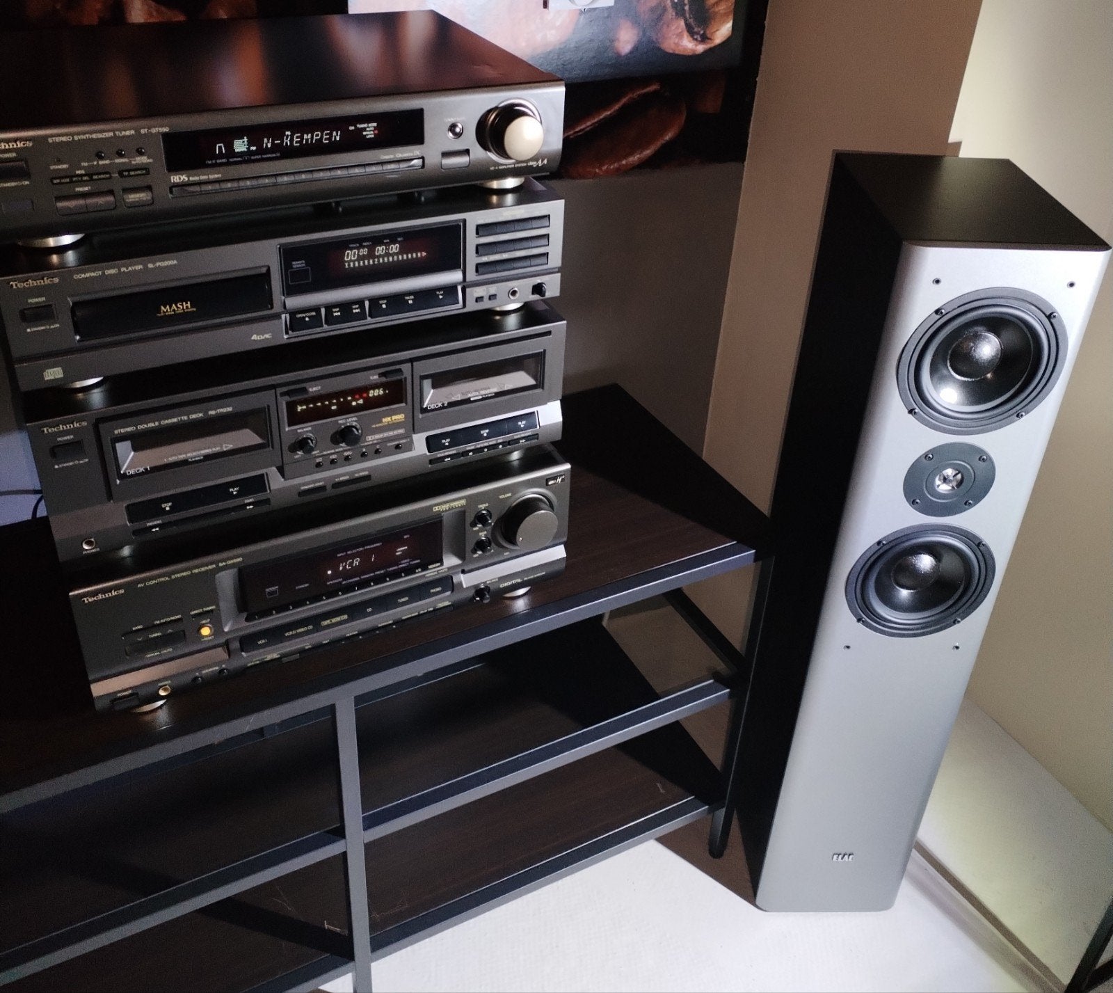 Technics Hifi met boxen, Enlèvement