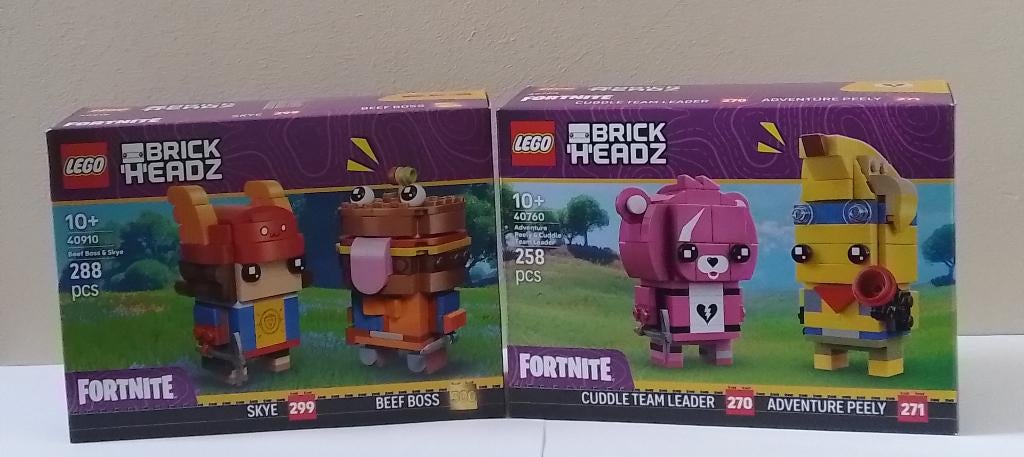 Lego Brickheadz - Fortnite - 40760 + 40910 (NIEUW), Compleet, BrickHeadz, Lego, Nieuw