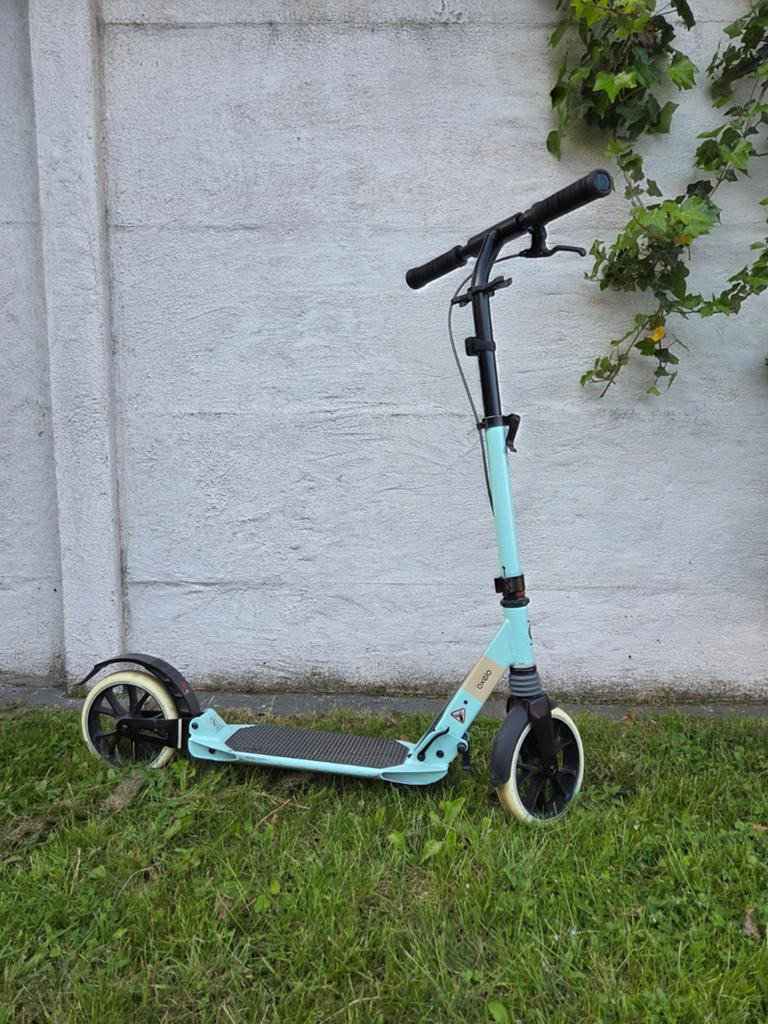 Decathlon Oxelo step volwassenen lichtgroen, Fietsen en Brommers, Steps, Ophalen