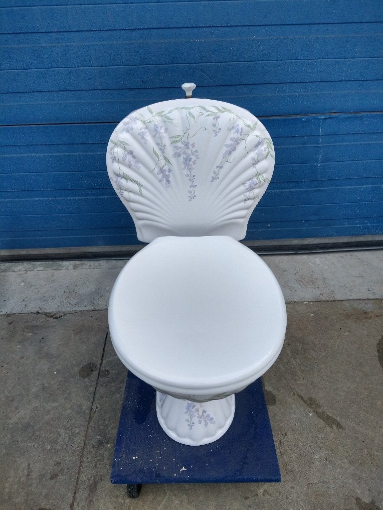 WC art déco en porcelaine Wc VC + gratuit, Enlèvement