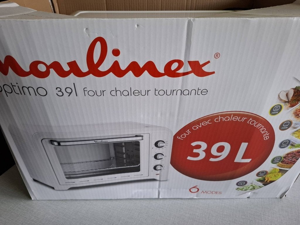 MOULINEX Mini oven Optimo (OX484100) 39L - heel goede staat, Electroménager, Fours, Comme neuf, Autoportant, Autres marques, Moins de 45 cm