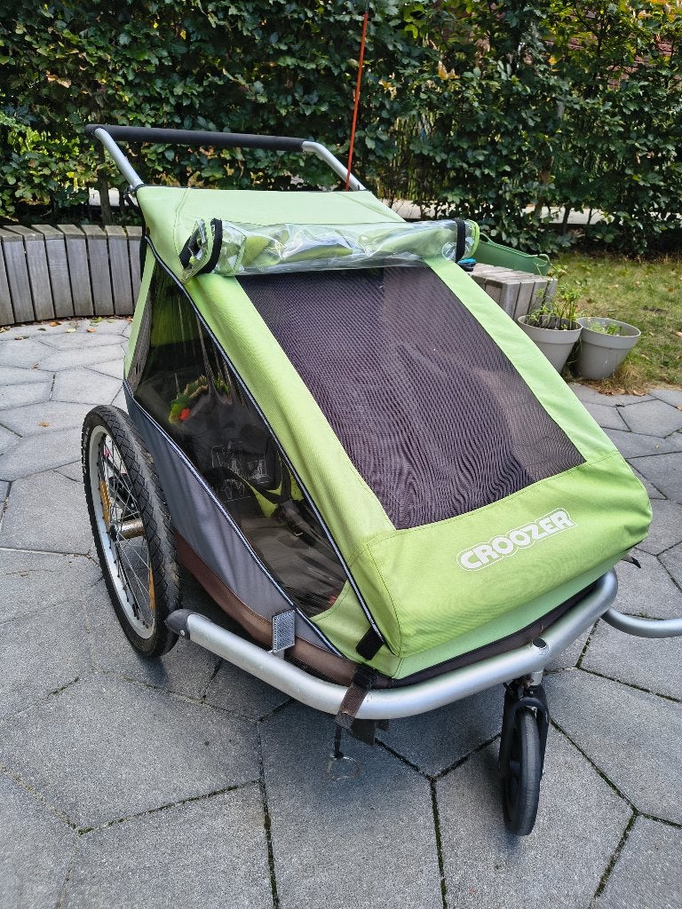 fietskar croozer voor 2 kinderen, Ophalen, Gebruikt, Opvouwbaar, Croozer