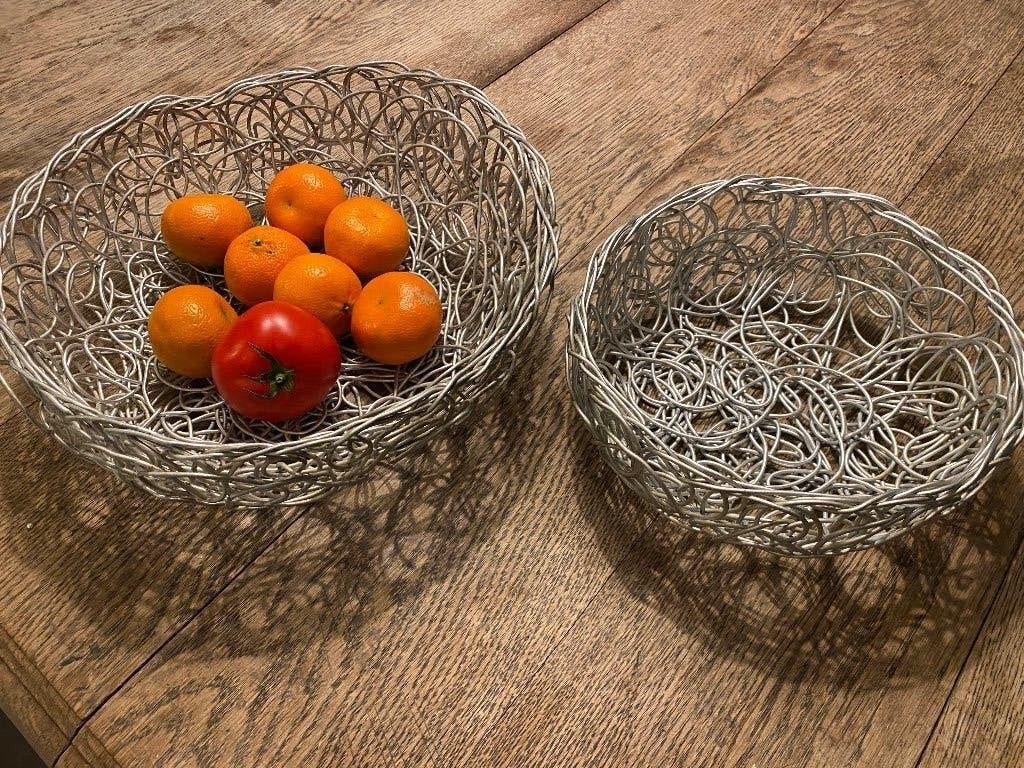 2 schalen Design Alessi Nuvem, Maison & Meubles, Rond, Enlèvement, Utilisé, Métal
