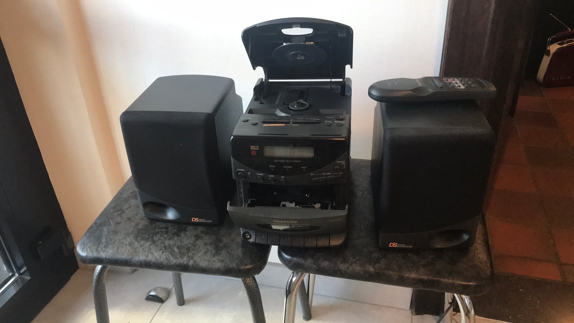 Radio  cd en cassettspeler neufunk, Enlèvement ou Envoi, Comme neuf