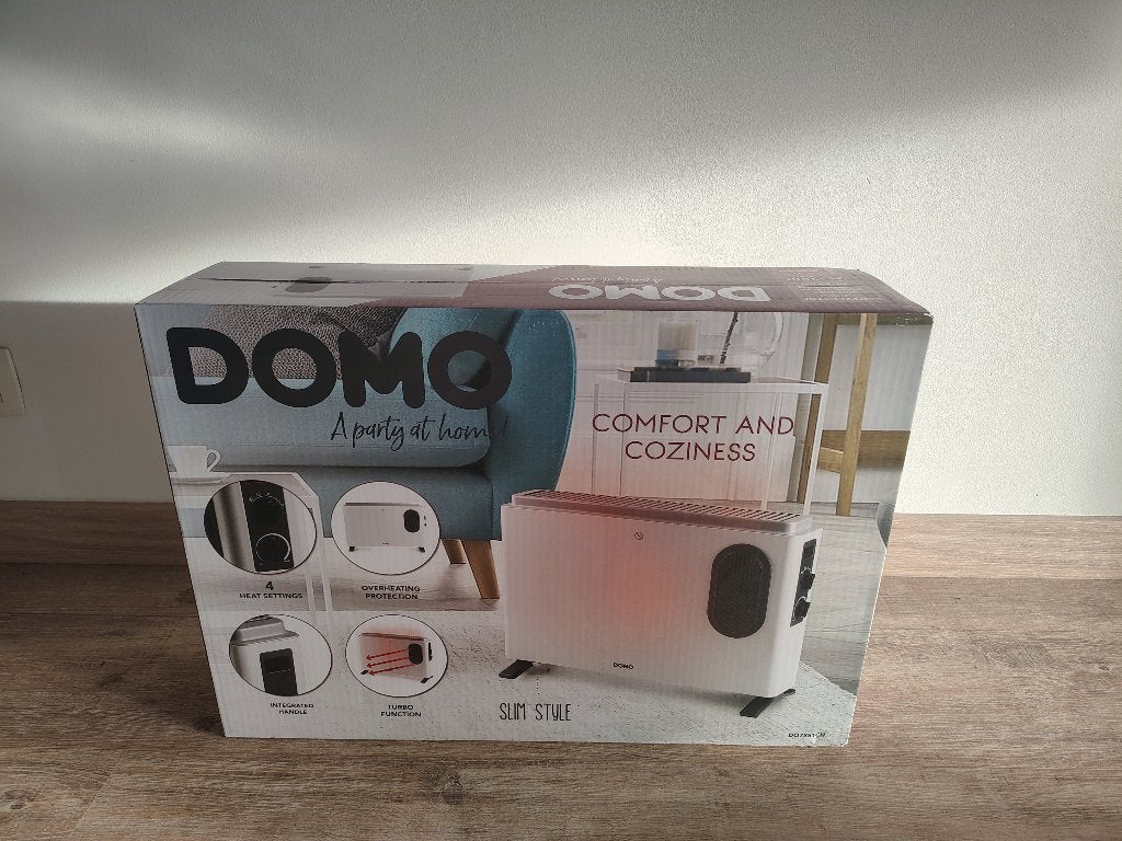 Tout nouveau convecteur Domo DO7351CH — 2000W Turbo, Bricolage & Construction, Enlèvement, Neuf, 800 watts ou plus, Poêle