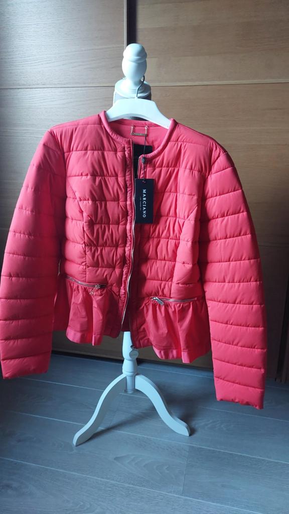 Rode gewatteerde jas van Marciano Los Angeles, Ophalen, Maat 46/48 (XL) of groter, Nieuw, Marciano Los Angeles