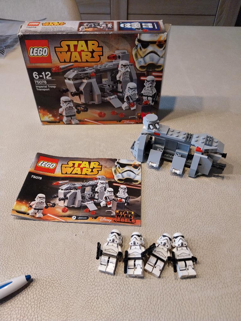 lego star wars 75078 Imperial Troop Transport, Star Wars, Lego, Ophalen of Verzenden, Zo goed als nieuw