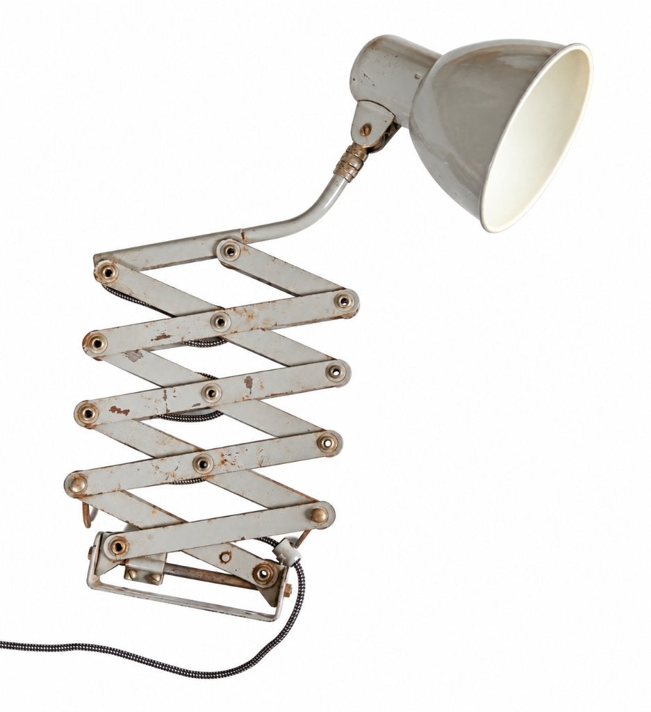 Antieke Sis Schaarlamp - Vintage Jaren 50 - Mancave deco, Antiek en Kunst, Ophalen of Verzenden