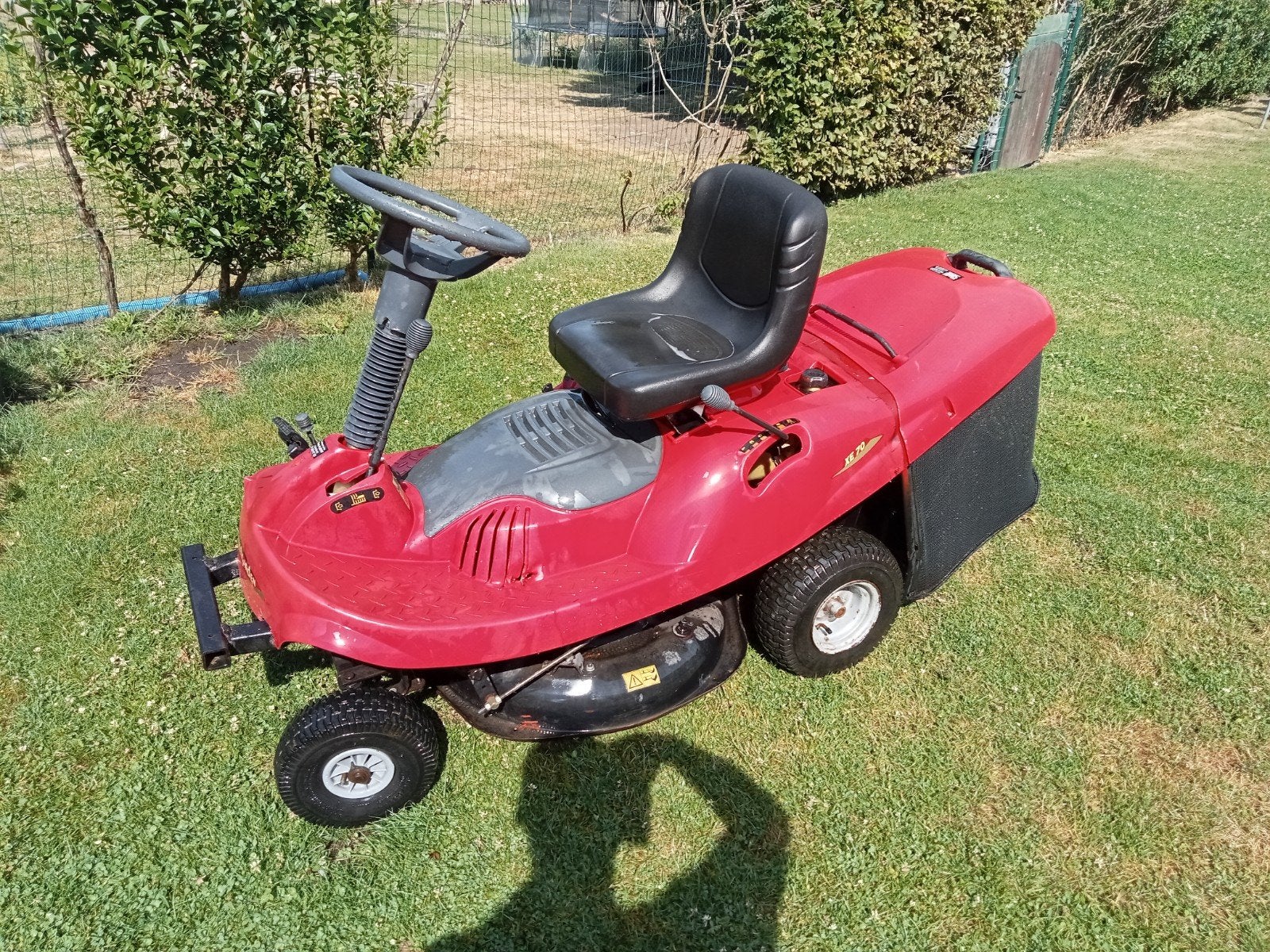Tracteur tondeuse autoportée, Enlèvement