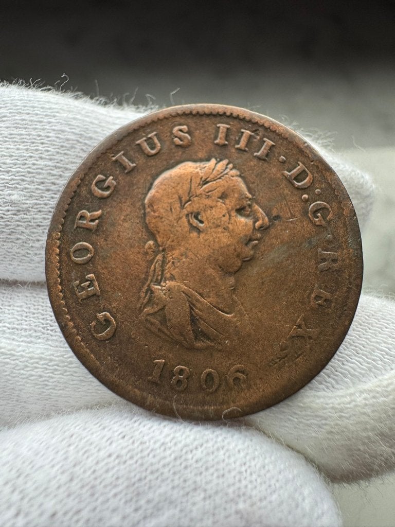 Royaume-Uni - 1/2 penny 1806, Enlèvement ou Envoi, Autres pays, Monnaie en vrac