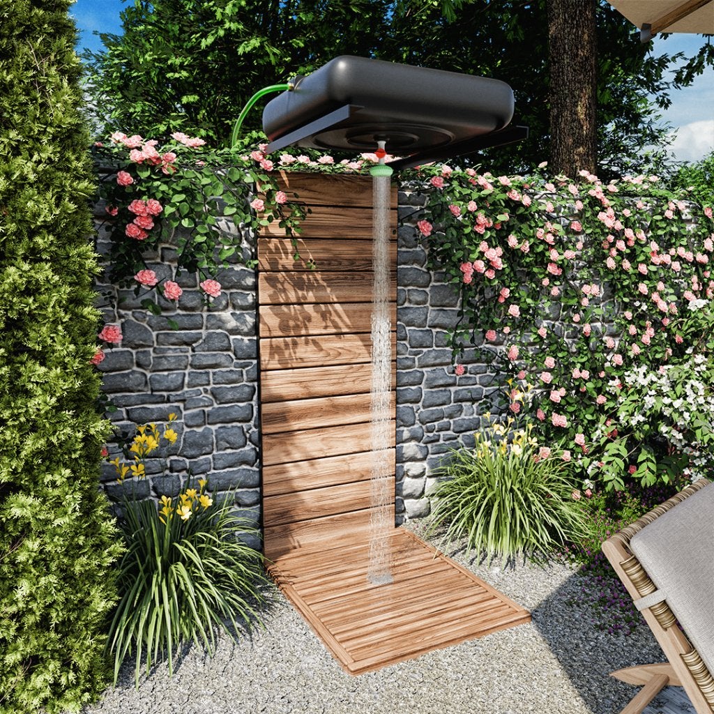 Promo Réservoir de 100 litres, douche de jardin solaire, Enlèvement ou Envoi