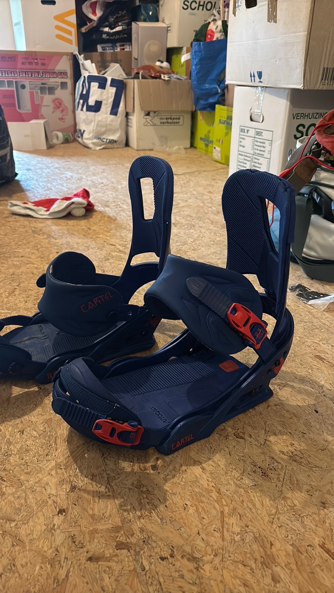 Burton cartel snowboardbindingen in zeer goede staat, Sport en Fitness, Ophalen of Verzenden, Zo goed als nieuw