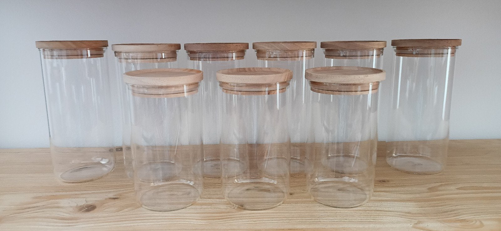 Lot de 9 bocaux de conservation, Utilisé