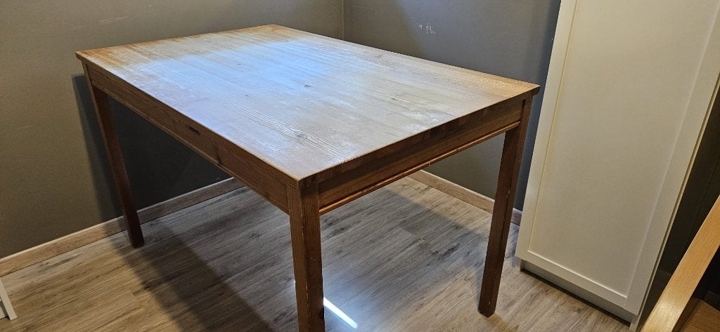 Houten tafel IKEA JOKKMOKK, Huis en Inrichting, Ophalen, Gebruikt, 100 tot 150 cm, 50 tot 100 cm