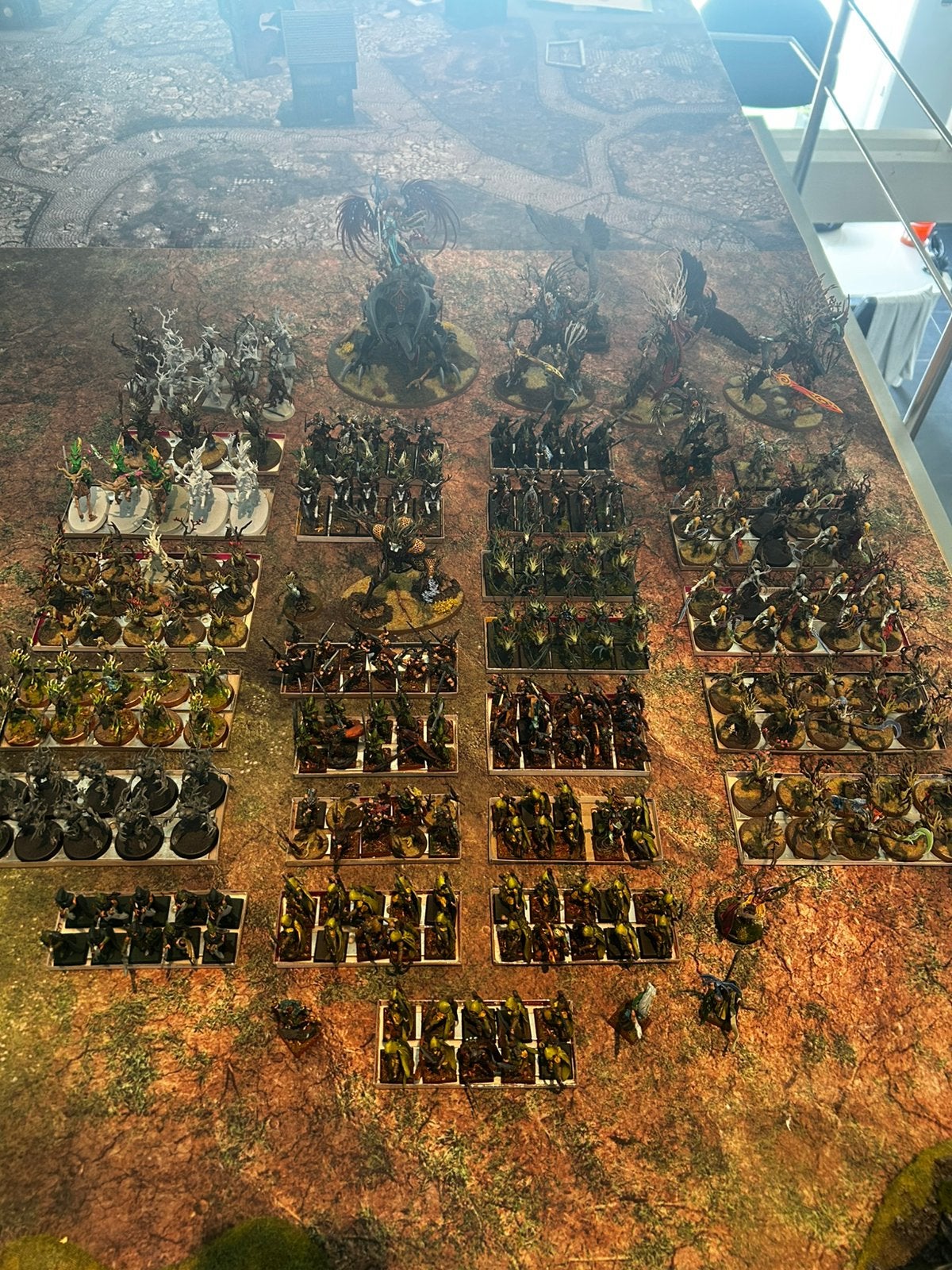 Warhammer Wood Elf / Sylvaneth leger, Hobby en Vrije tijd, Ophalen, Zo goed als nieuw, Warhammer, Geverfd