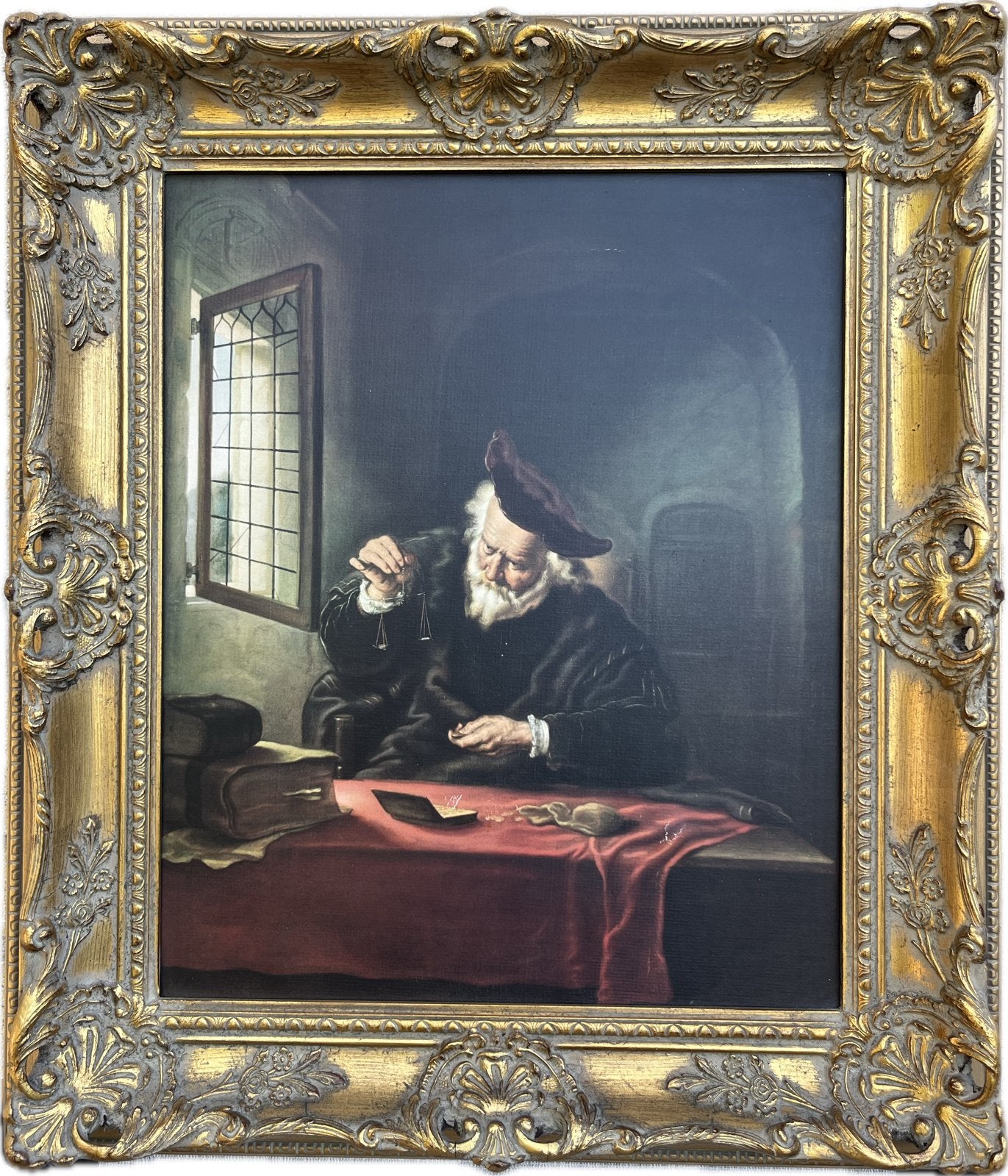 De Goudweger - Salomon Koninck, Antiquités & Art, Portrait ou Personnes, Enlèvement ou Envoi, Peinture à l'huile, Panneau