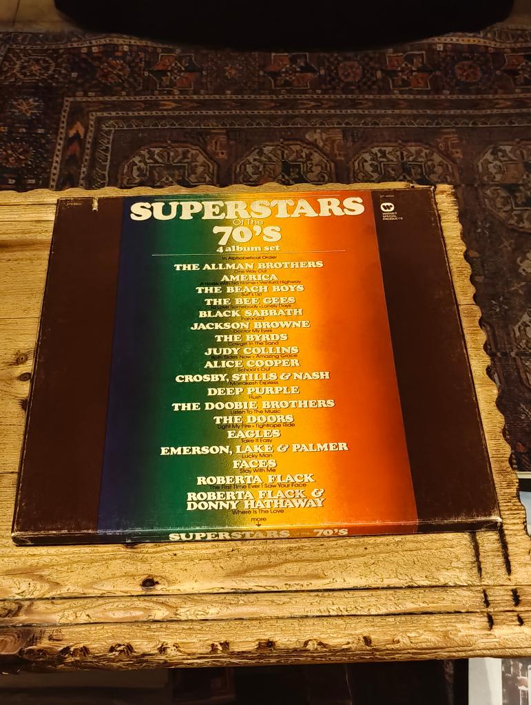 Box set Superstars Of The 70's, Cd's en Dvd's, Vinyl | Verzamelalbums, Gebruikt, Wereldmuziek, Overige formaten, Ophalen of Verzenden