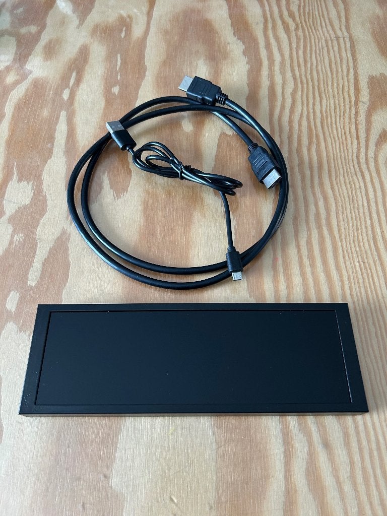 LCD scherm 7.84 inch 1280x400 HDMI, Computers en Software, Ophalen of Verzenden, Zo goed als nieuw, HDMI