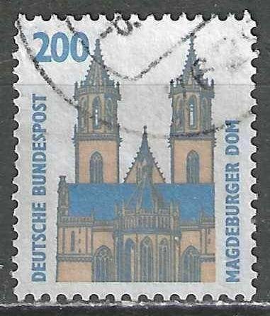 Duitsland Bundespost 1993 - Yvert 1494 - Maagdenburg (ST), Postzegels en Munten, Verzenden, Gestempeld