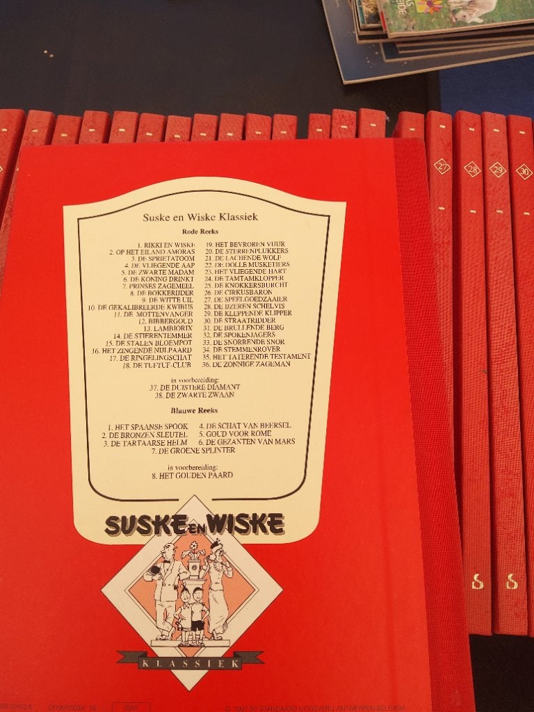 Suske en wiske reeks van1 tot 60 ,, Livres, Humour, Enlèvement, Comme neuf, Autres types